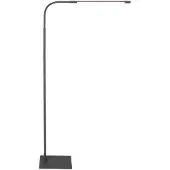 Mexlite Stehleuchte Serpent 1-flammig Mattes Schwarz 23x70cm