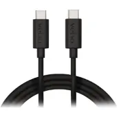 Veho USB-C TO USB-C 1M CHARGE, Schwarz