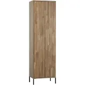 Woood Schrank Gravure aus Eichenholz, modern skandinavisch, Natur, mit Push-to-Open-System und flexiblen Einlegeböden