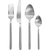 Blomus STELLA Besteck-Set, 16-teilig, Essbesteck, Messer, Gabel, Löffel, Edelstahl matt, silber, 63824
