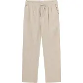KnowledgeCotton Apparel Hose Fig Loose Linen Herren Light Feather Gray-XL