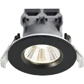 Nordlux Fremont 1-Kit IP65 2700K LED Einbauleuchte dimmbar 4,5W IP65 Schwarz warmweiss 2310026003