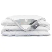 Heckett & Lane 4-Jahreszeiten Bettdecke Silver Daunen-140 x 220 cm