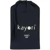 Kayori Topper-Spannbettlaken Saiko Schwarz (Jersey)-140 x 220 cm