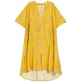 OAS Strandkleid Mashed Tangelo Linen Damen-XS / S