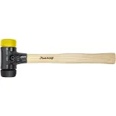 Wiha 26434, Rückschlagfreier Hammer, Holz, Schwarz, Gelb, 290 mm, 300 g