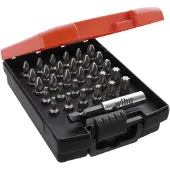Wiha Bit Set Standard 25 mm Pozidriv, TORX 31-teilges Set 1/4 zoll C6,3 in Box - 10 Stück - 36310