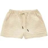 OAS Kurze Hose Ecru Drizzle Waffle Damen-XS