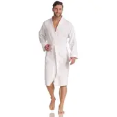 Vossen Bademantel Dallas Weiß Herren-XXXL