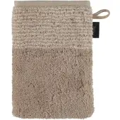 Cawö Waschlappen Two-Tone Beige (6er-Set)