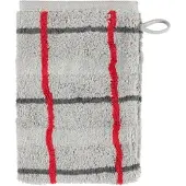 Cawö Waschlappen Noblesse Square Karo Platinum (6er Set)