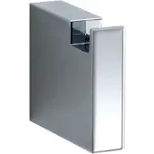 DECOR WALTHER Handtuchhaken Brick Chrom Einzel