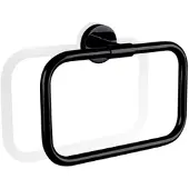DECOR WALTHER Handtuchring Basic Matt Schwarz