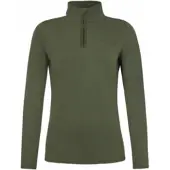 Protest Skipullover FABRIZ 1/4 Zip Top Damen Botanic Green-XL