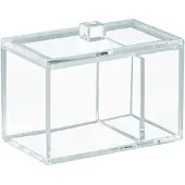 IDesign Aufbewahrungsbox Clarity Divided Transparent (12,7 x 7,6 x 10,7 cm)
