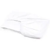Libeco Spannbettlaken California Optic White (Leinen)-200 x 200 cm