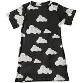 Snurk T-Shirt Kleid Cloud 9 Grey Black Kinder-Größe 116