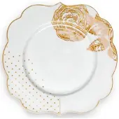 Pip studio Frühstücksteller Royal White 17 cm (6er-Set)