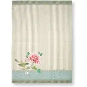 Pip studio Geschirrtuch Blushing Birds Khaki 50 x 70 cm