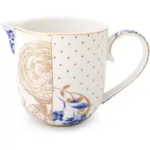 Pip studio Milchkanne Royal White 260 ml (4er-Set)