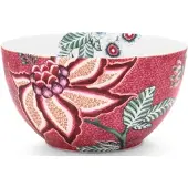Pip studio Schale Flower Festival Dark Pink 15 cm (6er-Set)