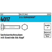Bufab Sechskantschraube ISO 4017 VG M 8 x 25 A 4 BUMAX109