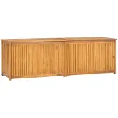 vidaXL Gartenbox 175x50x55 cm Massivholz Teak