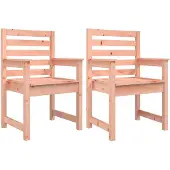 vidaXL Gartenstühle 2 Stk. 60x48x91 cm Massivholz Douglasie