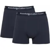 KnowledgeCotton Apparel Unterwäsche Anker 2 Pack Herren Total Eclipse-M
