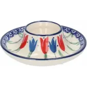 Bunzlau Castle Eierbecher Plat Tulip Royal