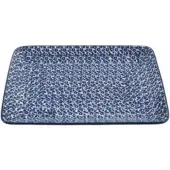 Bunzlau Castle Tablett Medium Indigo (18 x 24 cm)