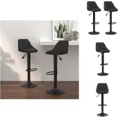 vidaXL Barhocker 2 Stk. Schwarz Samt - Barhocker