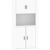 vidaXL Highboard Weiß Holzwerkstoff