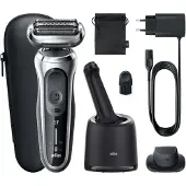 Braun Series 7 71-S7200cc, Folienschaber, Schwarz, Silber, Tasten, Akku, Lithium-Ion (Li-Ion), 50 min