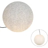 QAZQA Moderne Außenleuchte Grau 45 cm IP65 Nura