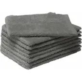 MOODIT Waschlappen Troy Grey (Set von 8 Stück)