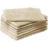 MOODIT Waschlappen Troy Sand (Set von 8 Stück)