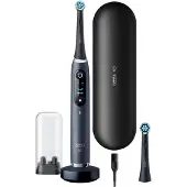 Oral-B iO 303015, Erwachsener, Rotierende-vibrierende Zahnbürste, Tägliche Pflege, Zahnfleischpflege, Sensibel, Whitening, Schwarz, 2 min, Schwarz
