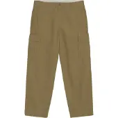 KnowledgeCotton Apparel Hose Fig Loose Cargo Poplin Herren Burned Olive-XL