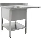 Saro Spülcenter 1 Becken Rechts - B 1400 X T 600 Mm