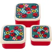 Rex London Snack-Boxen 3er-Set Ladybird