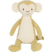 Happy horse Kuscheltier Affe Mano 28cm - Gelb - Nachhaltiges Babyspielzeug
