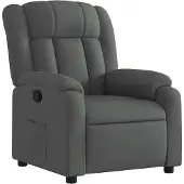 vidaXL Relaxsessel Dunkelgrau Stoff