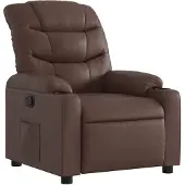 vidaXL Relaxsessel Braun Kunstleder