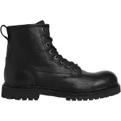 Jack & Jones Buckley Leather Boot Schwarz - Große 44