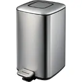 EKO - Regent Treteimer 12 Liter - Stainless steel Plastic - Matt Edelstahl
