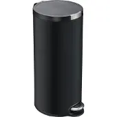 EKO - Artistic Treteimer 30 Liter - Stainless steel Plastic - Matt Schwarz