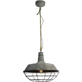 Brilliant Pendelleuchte "Rope", grau (grau beton), 1, Ø 47cm H: 131cm, 1 Stk., Leuchten, Hängelampe 47cm grau Beton, Pendelleuchte