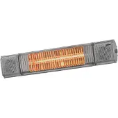 Eurom 334586, Wandmontierter Terrassenheizer, Anthrazit, Aluminium, Elektro, 2000 W, IP65