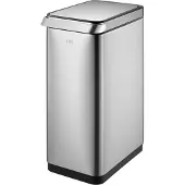 EKO - Abfalleimer Touch Bar 30 Liter - Stainless steel Plastic - Matt Edelstahl